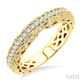 3/8 Ctw Diamond Matching Wedding Band in 14K Yellow Gold
