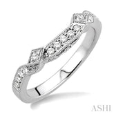 1/5 Ctw Diamond Matching Wedding Band in 14K White Gold