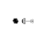 Bulova Sterling Silver 925 Luxury Jewelry Mens Earring