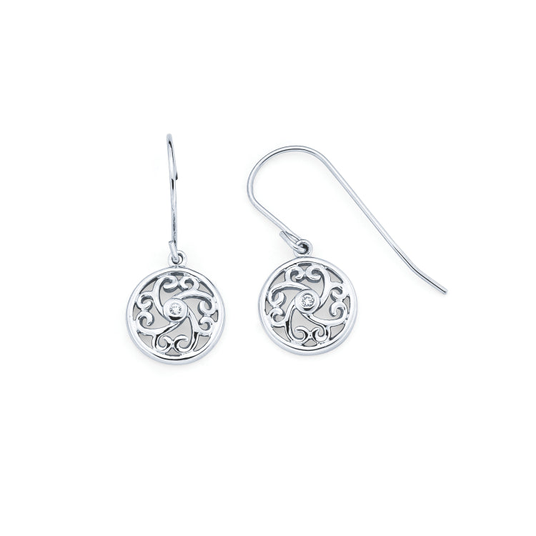 EARRINGS  RD V 0.04