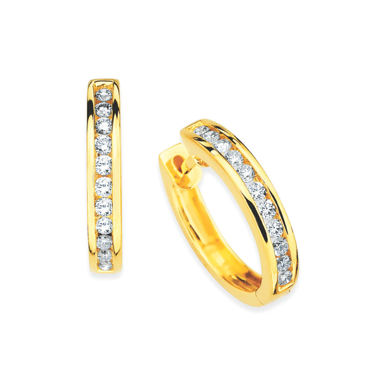 EARRINGS  RD V 0.15