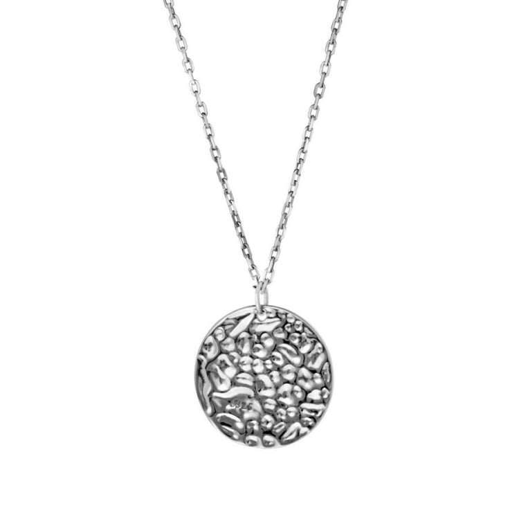 Hammered Disc Pendant