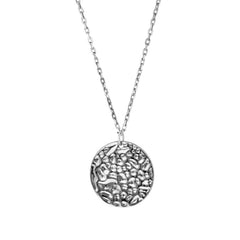 Hammered Disc Pendant