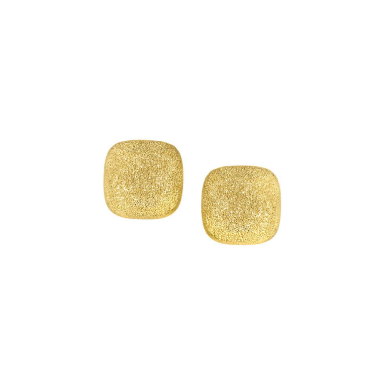 Textured Square Stud Earrings
