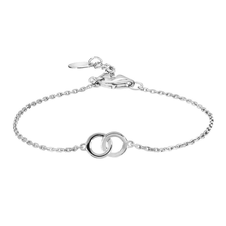 Interlocking Circles Cable Bracelet