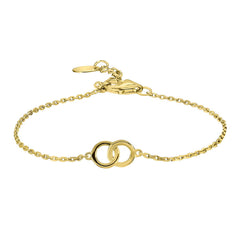 Interlocking Circles Cable Bracelet
