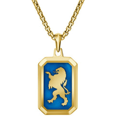 GOS Blue Enamel Pend