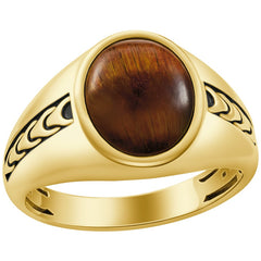 GOS Tiger's Eye Ring SZ 10