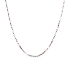 18-in Sterling Silver Fine Cable Chain