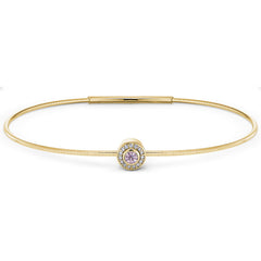 October Birthstone Bangle Bracelet