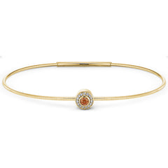 November Birthstone Bangle Bracelet