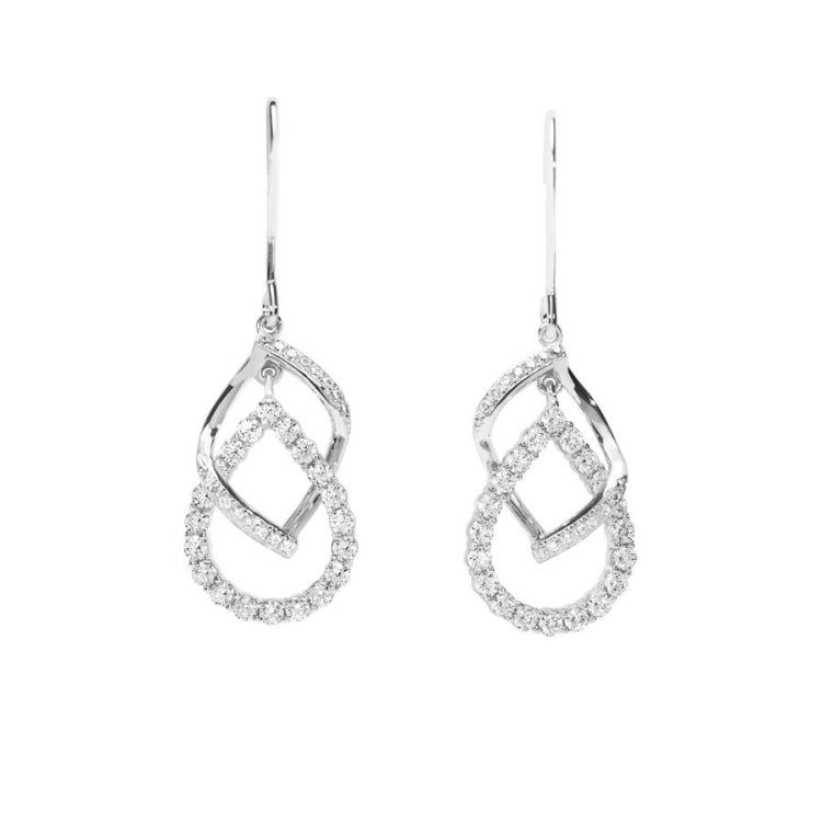Interlocking Teardrop Earrings