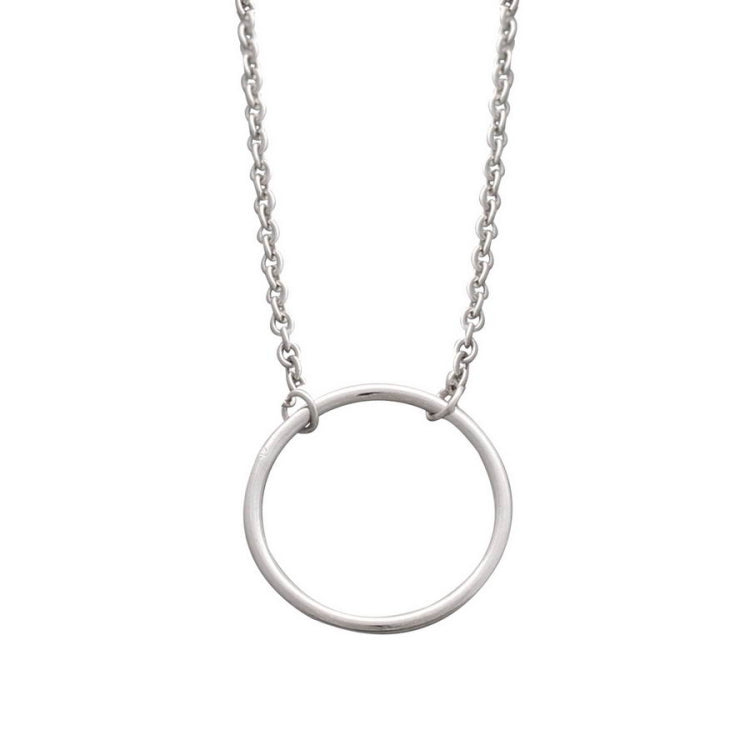 Curb Chain with Central Circle