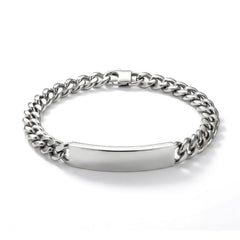 Men's Curb Link ID Bracelet