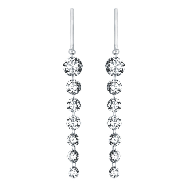 EARRINGS  RD LG Drilled A 2.01