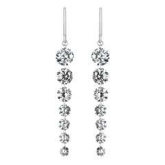 EARRINGS  RD LG Drilled A 3.02