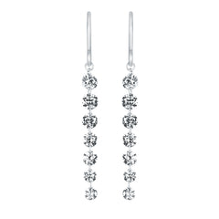 EARRINGS  RD LG Drilled A 1.04