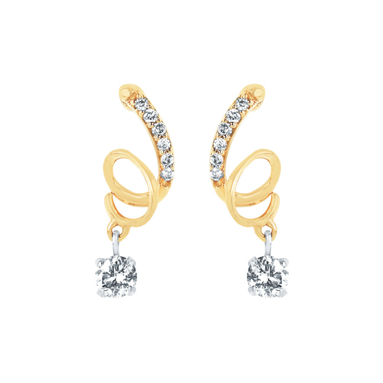 EARRINGS  RD V 0.25
