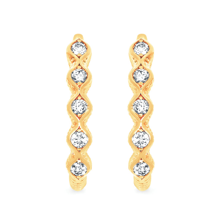 EARRINGS  RD V 0.25