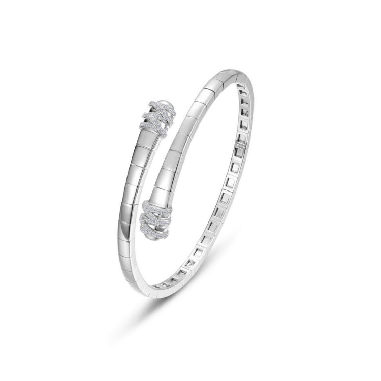Ribbon Bypass Flexible Bangle