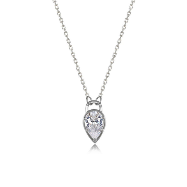 Pear Lock Necklace