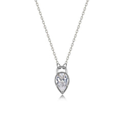Pear Lock Necklace
