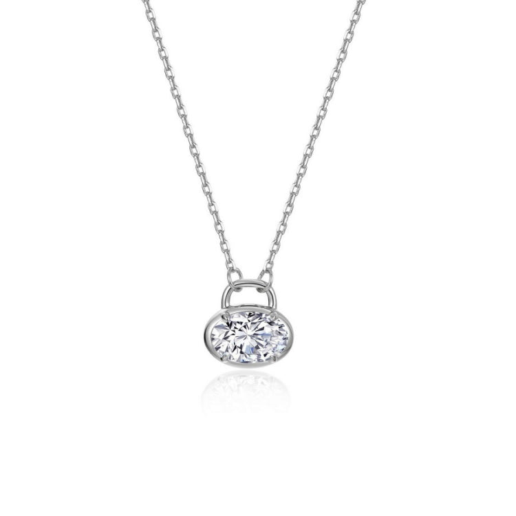 Oval Lock Necklace