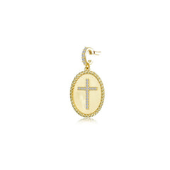 Faith Medallion Pendant Charm