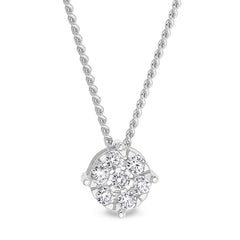 Story Pendant - Flower with Stones