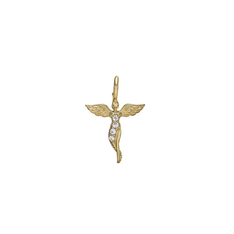 Cross with Wings Charm
