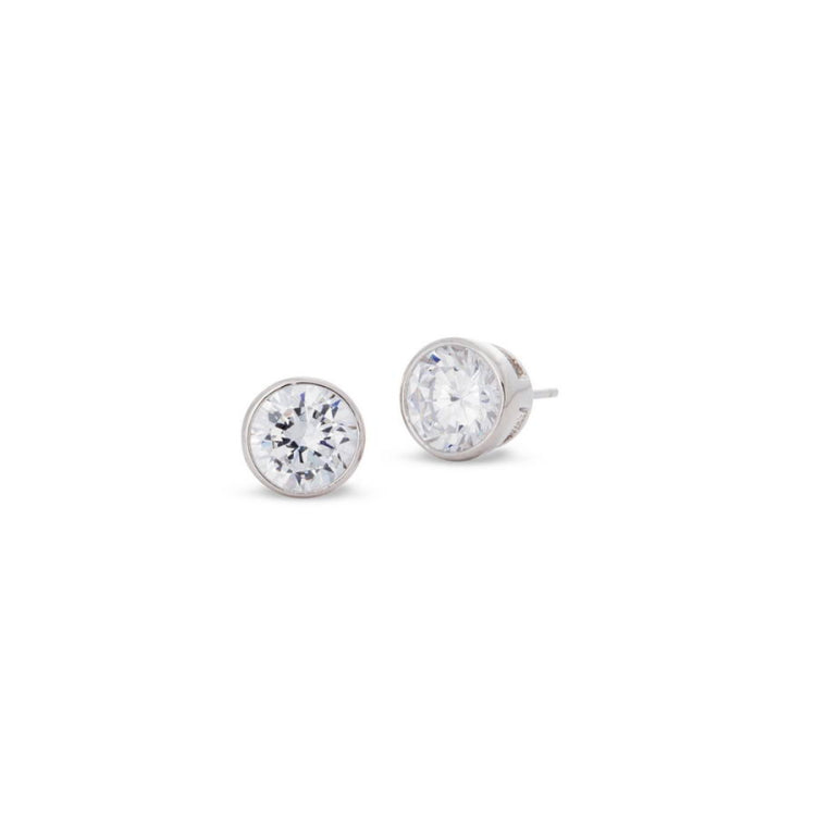 Martini Set Simulated Diamond Stud Earrings
