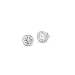 Martini Set Simulated Diamond Stud Earrings
