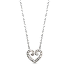 Small Swirled Heart Pendant