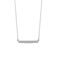Two Row Bar Necklace