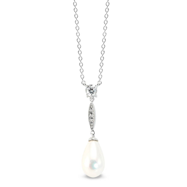 Teardrop Pearl Necklace