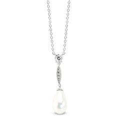Teardrop Pearl Necklace