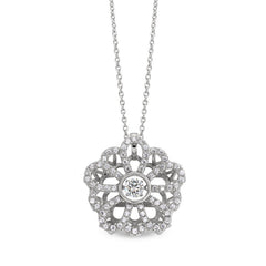 Dancing Stone Flower Pendant