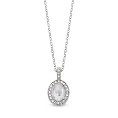 Cabochon Cut Pearl Pendant