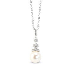 Round Drop Pearl Pendant