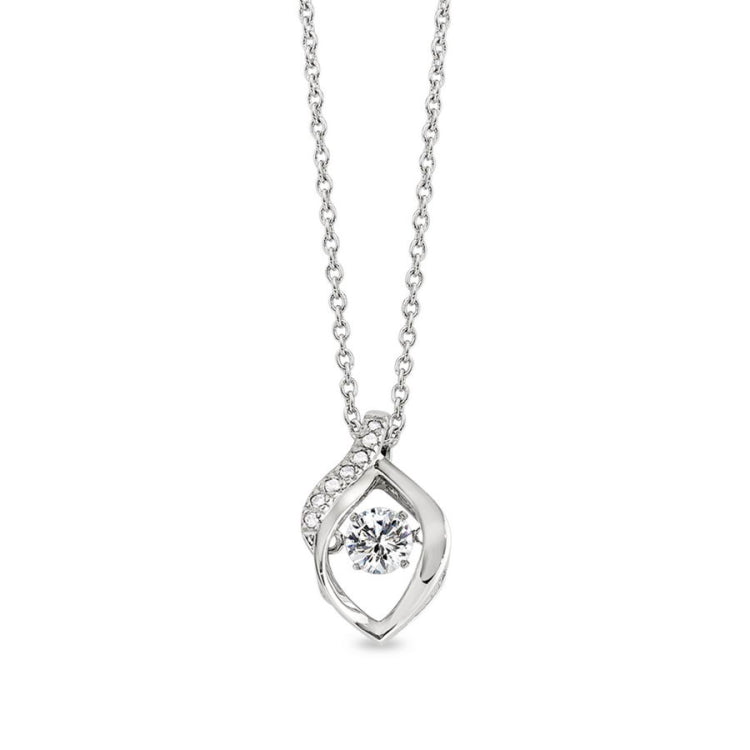 Dancing Stone Flame Shape Pendant