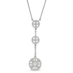 Three Circle Drop Necklace