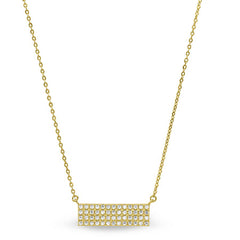 Four Row Bar Necklace