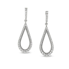 Open Teardrop Earrings
