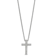 Micropave Cross Pendant