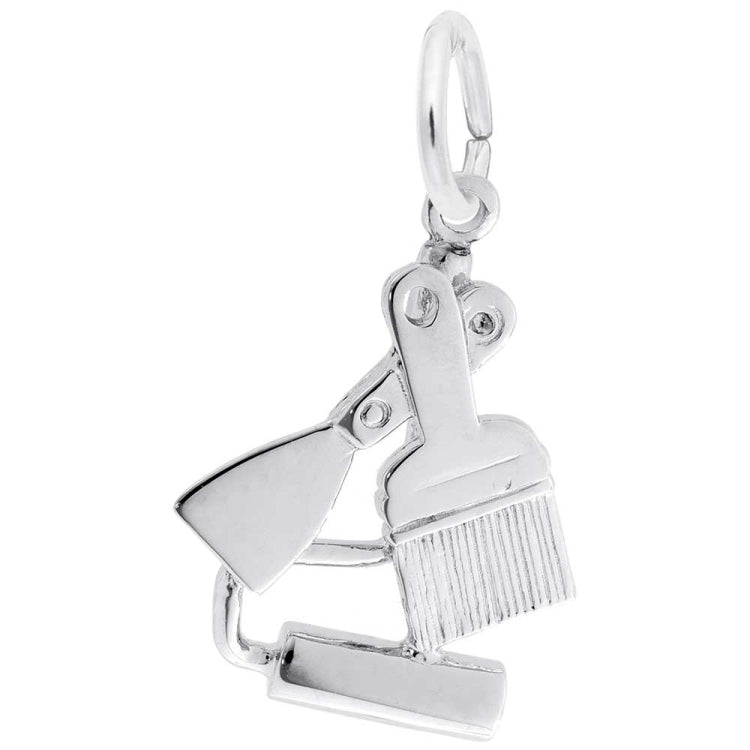 Silver PAINTERS TOOLS CHARM