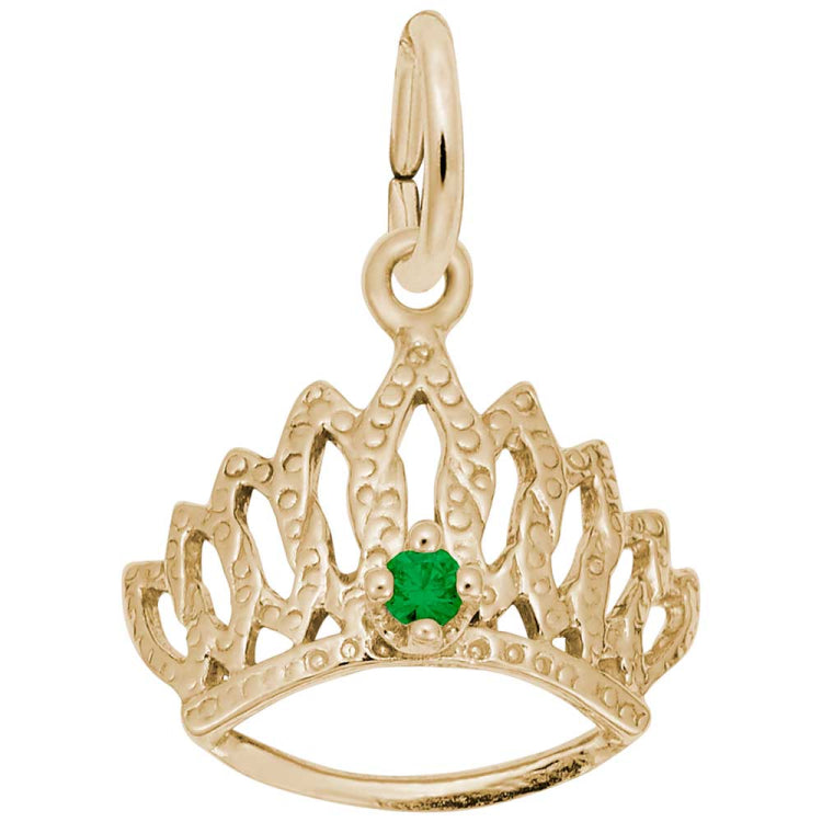 TIARA W/BIRTHSTONE-MAY