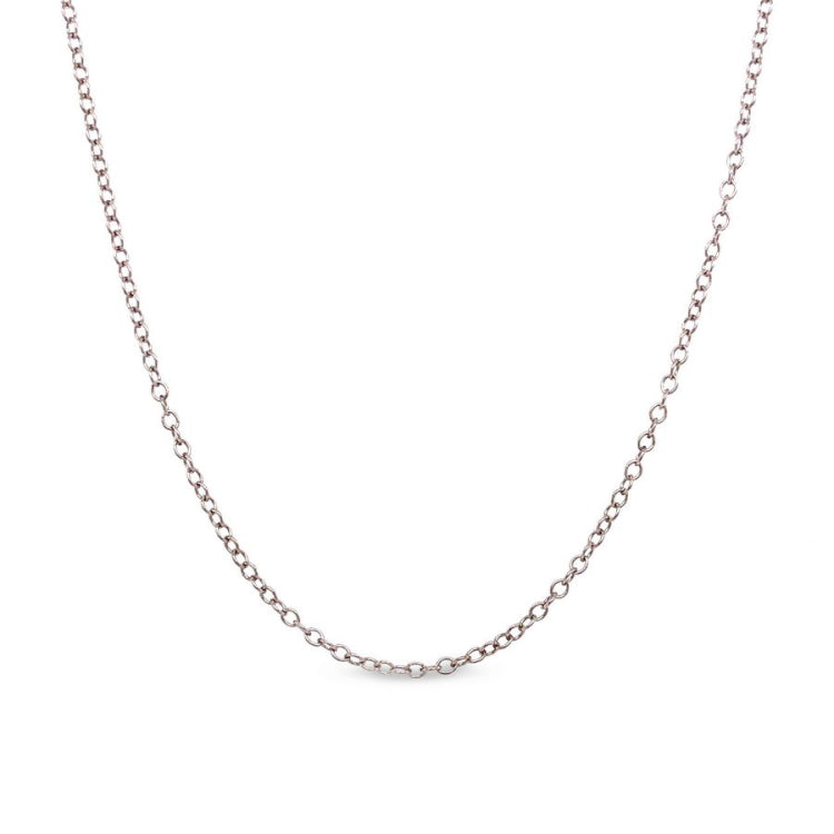 18-in Sterling Silver Fine Cable Chain