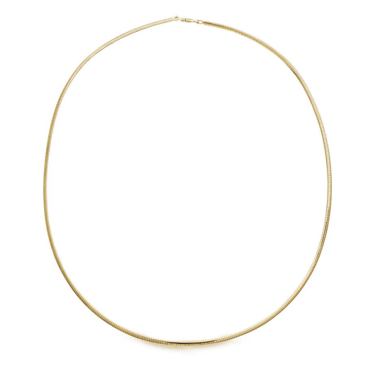 Sterling Silver 2mm Omega Chain