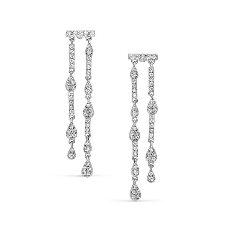 Two Row Drop Earrings