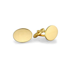 Polished Oval Cufflinks